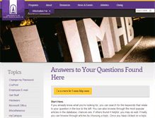 Tablet Screenshot of answers.umhb.edu