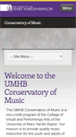 Mobile Screenshot of conservatory.umhb.edu