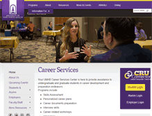 Tablet Screenshot of careerservices.umhb.edu
