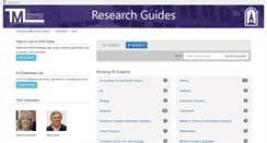 Desktop Screenshot of libguides.umhb.edu