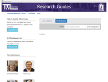 Tablet Screenshot of libguides.umhb.edu