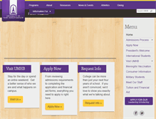Tablet Screenshot of future.umhb.edu